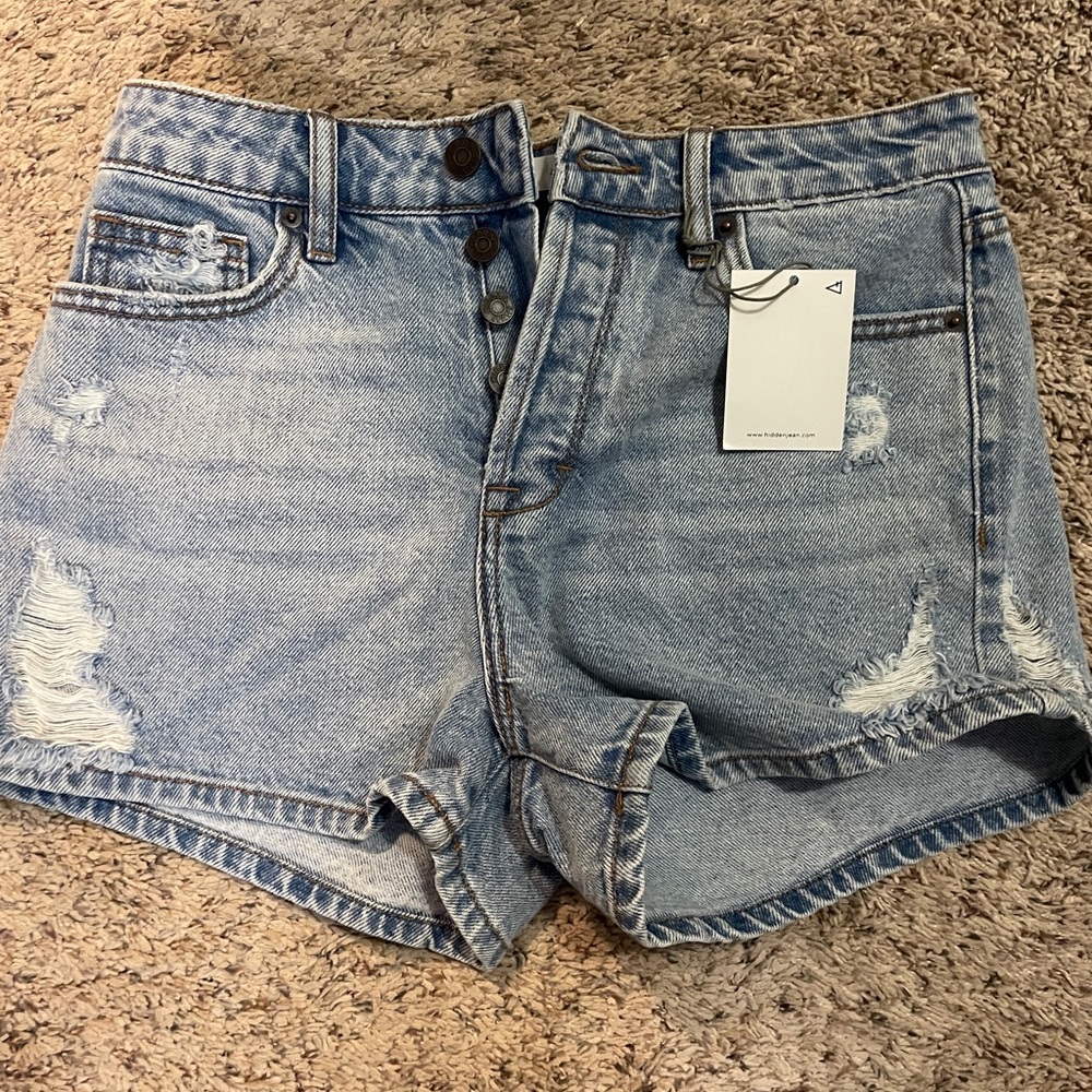 Hidden Denim Shorts